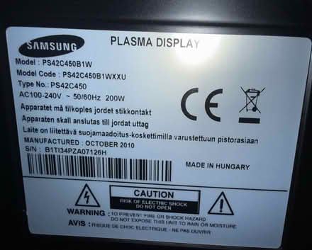 Photo of free Samsung TV (Whistlefish Court, NR5 8QR) #2