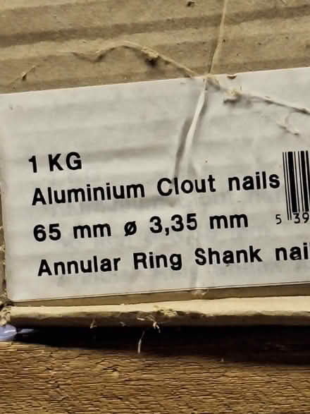 Photo of free Aluminium clout nails (Deansgrange, Blackrock) #1