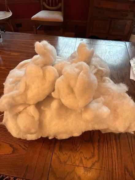 Photo of free Pile of polyester stuffing (Park-Monroe Neighborhood) #1