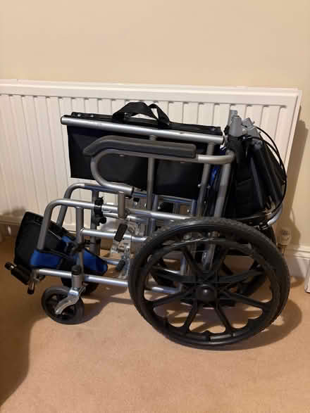 Photo of free Airplane approved fold up wheelchair (Northcote Road SW11) #1