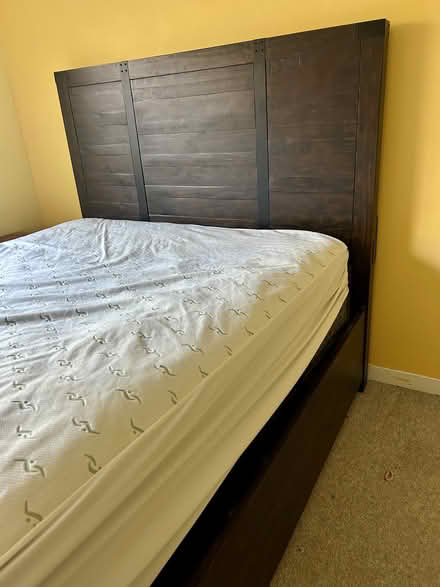 Photo of free Beautiful Queen Bed with drawers (Davis Drive and Leslie.) #3