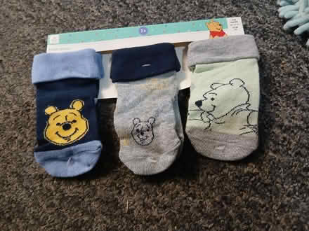 Photo of free New 3-6 months winnie socks (Weeke SO22) #1