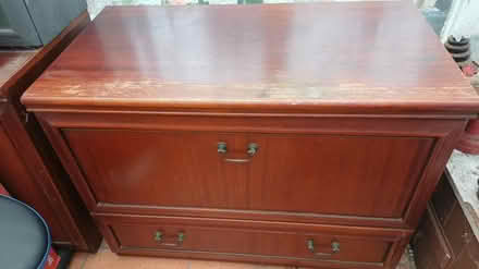 Photo of free Mahogany TV Cabinet (heworth york) #1