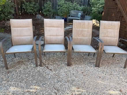 Photo of free Four outdoor chairs (south Walnut Creek) #1