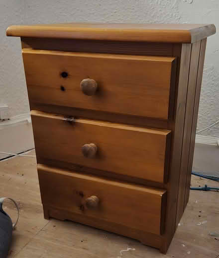 Photo of free Two wooden bedside cabinets (EH11 1UG) #1