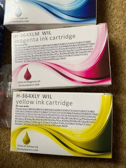 Photo of free hp364xly wil ink. cartridges new (EYE IP23) #2