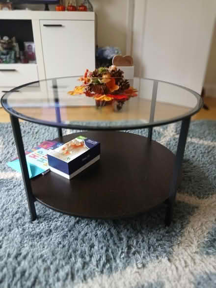 Photo of free Glasstop coffee table (Ware SG12) #1