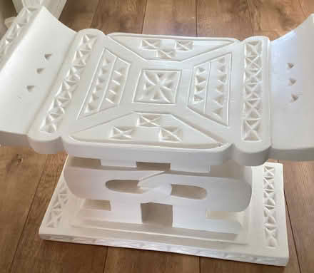 Photo of free Wooden carved stool (South Benfleet SS7) #1