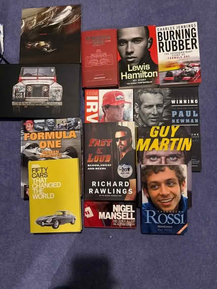 Photo of free 13 Motoring / F1 Books (Hunton Bridge WD4) #1