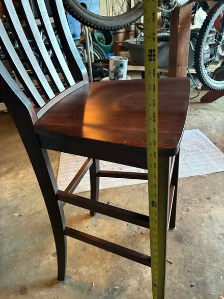 Photo of free Solid wood, Pottery Barn bar stool (West Chester Borough) #2