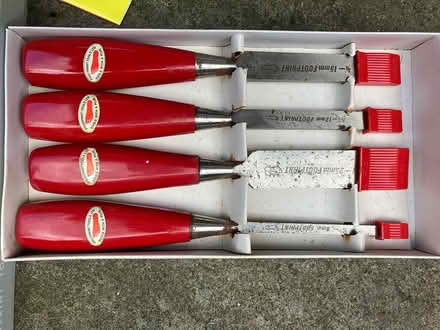 Photo of free 4 chisels for wood (Belper DE56) #2