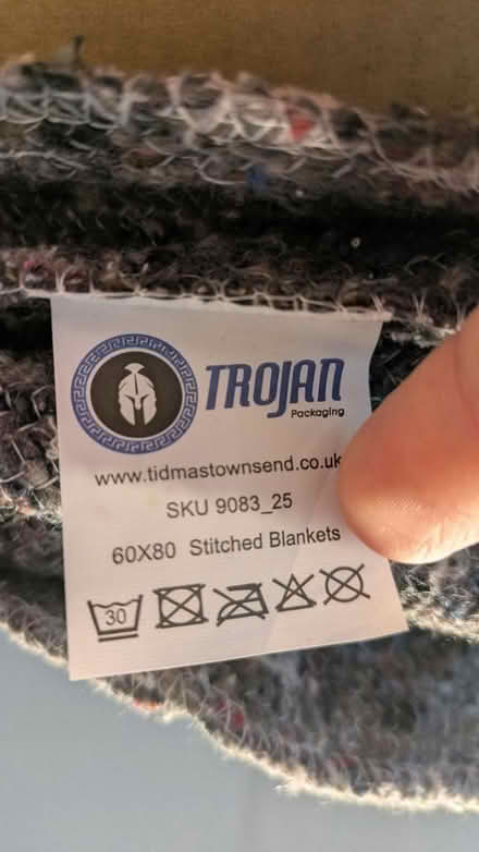 Photo of free 5ftx6.4ft Moving blankets (Leagrave LU4) #1