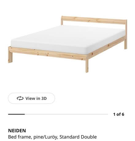 Photo of free Wooden double bed frame (Womersley Rd N8) #1