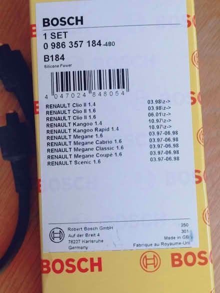 Photo of free BOSCH car ignition leads (Dorridge B93) #1