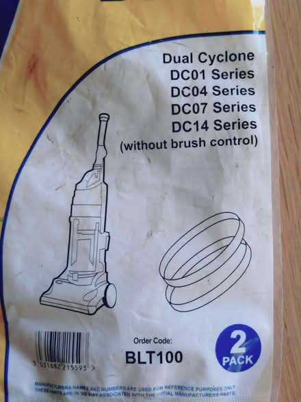 Photo of free Belt for old Dyson upright vacuum cleaner (Dorridge B93) #4