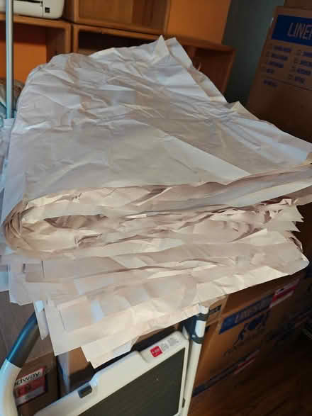 Photo of free Clean large packing paper 50 sheets (Hamilton Heights) #2