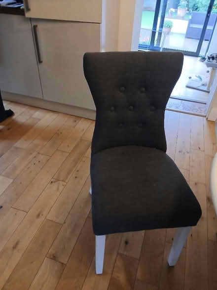 Photo of free White Dining table and 4 chairs (Ware SG12) #2