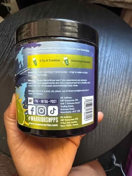 Photo of free Creatine + Electrolytes (Avenham PR1) #2