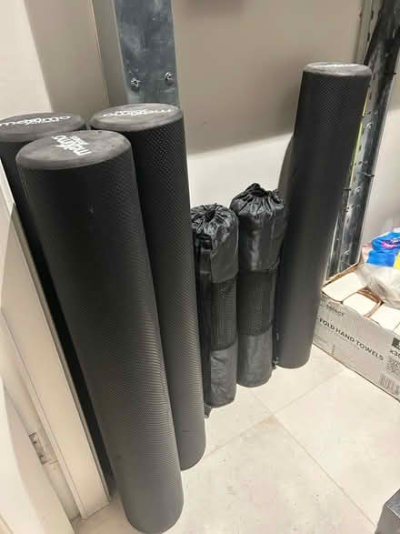 Photo of free Fitness foam rollers and exercise mat (St. James's W1S) #1