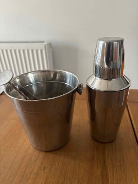 Photo of free Small ice bucket and cocktail shaker (Downswood ME15) #1