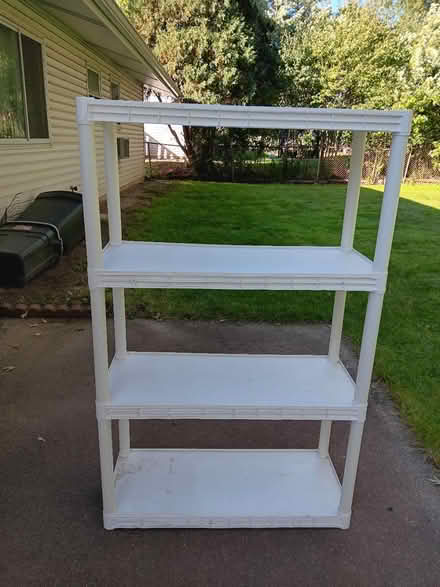 Photo of free Plastic Shelving Unit (Woodridge) #1