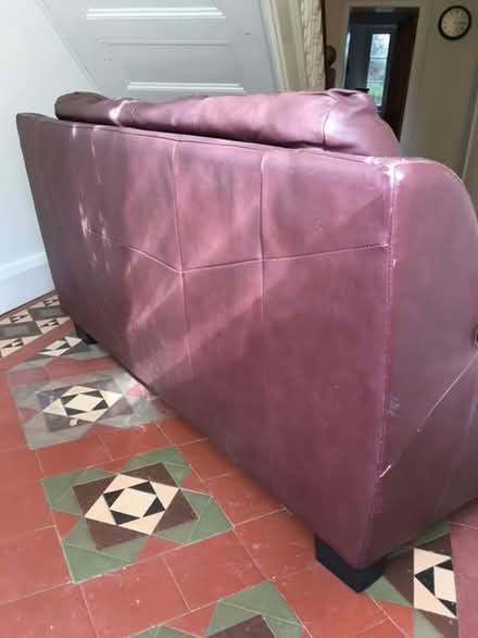 Photo of free leather 2-seater sofa (4 mile west of Launceston) #3