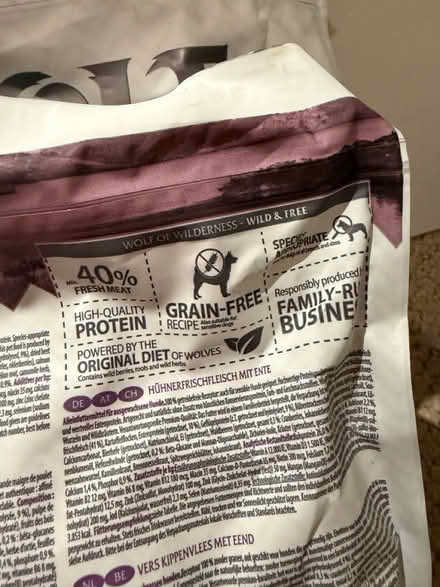 Photo of free 3x400g dry dog food (Marino) #2