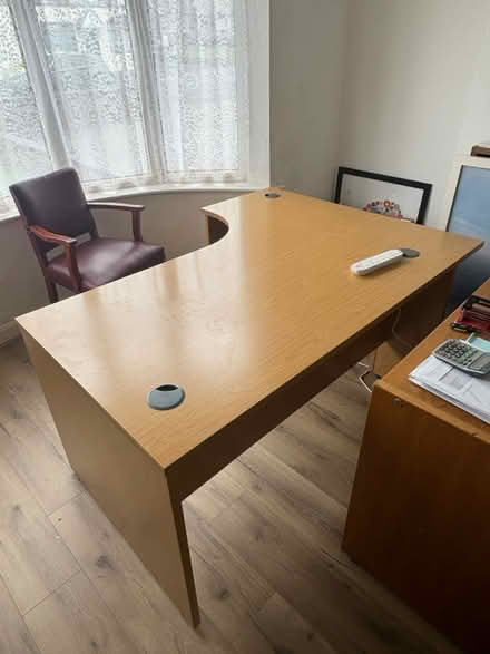 Photo of free Large L-shaped office desk (Norton Canes WS11) #1