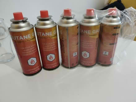 Photo of free 5 x Butane Gas Canisters (Streatham hill SW16) #1