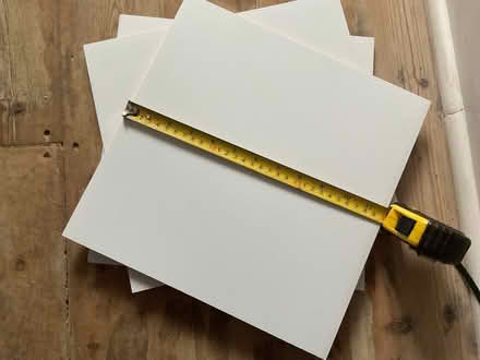 Photo of free 14 Matt white tile offcuts (Clive Vale TN35) #2
