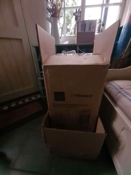 Photo of free 2 large cardboard boxes, moving? (Peacehaven BN10) #1