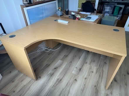 Photo of free Large L-shaped office desk (Norton Canes WS11) #3