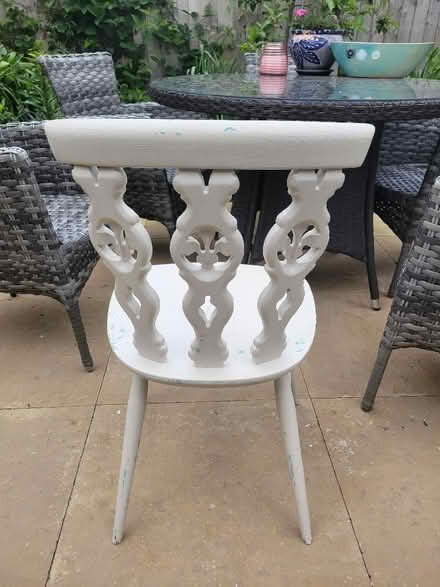 Photo of free Ercol fleur de lys chair (Lostock Hall PR1) #3