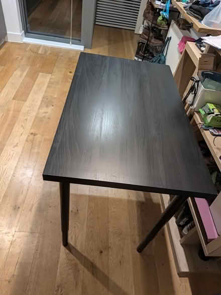Photo of free IKEA Desk 100x60cm – Height Adjustable Legs (Black) (islington N1) #2