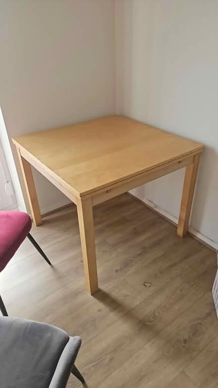 Photo of free Square table , solid wood (Sl38xz) #1