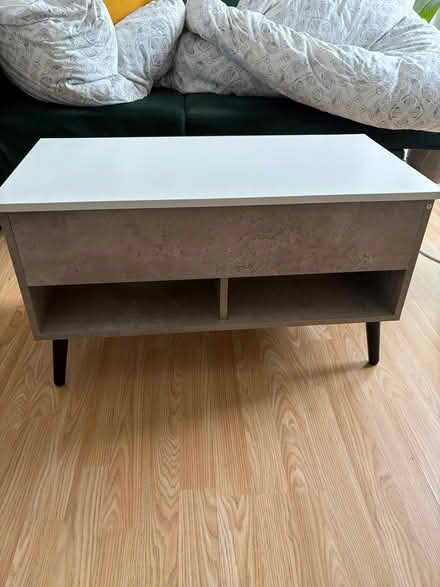 Photo of free Lift-Top Coffee Table with Hidden Storage & Open Shelves (Chelsea SW3) #1