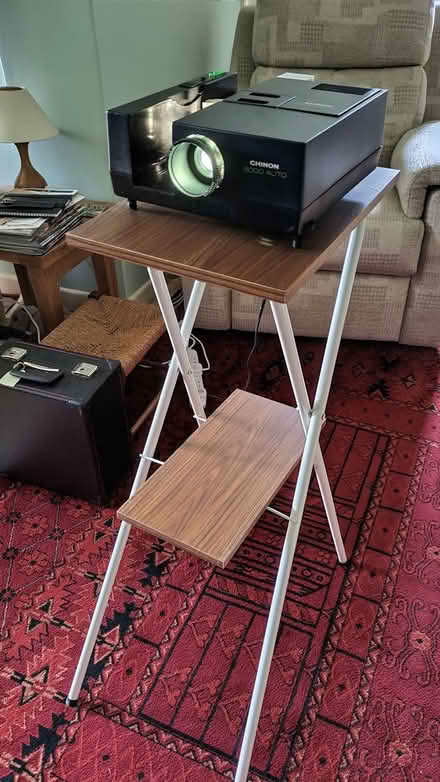 Photo of free 35mm slide projector and stand (Steventon OX13) #1