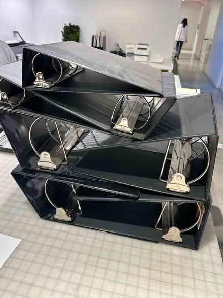 Photo of free Large black binders (FiDi) #1