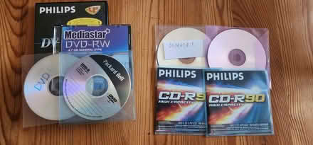 Photo of free 4 blank DVDs and 4 blank CDs (Wetherby LS22) #1