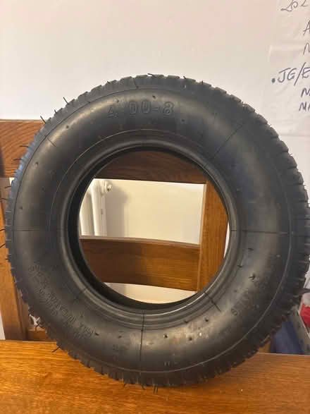 Photo of free Wheelbarrow wheel, unused (Shrivenham SN6) #1