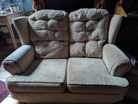 Photo of free Beige two seater sofa (Balsall Heath B12) #1