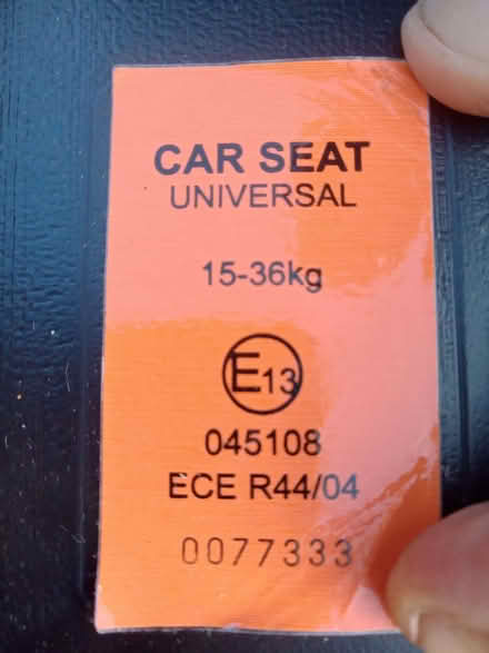 Photo of free Halfords high back booster car seat (Irish Fields LS21) #4