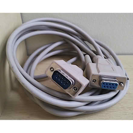 Photo of free 3m 9-pin serial (COM) cable (West Bletchley MK3) #1