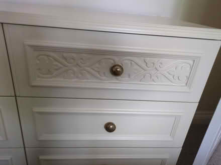 Photo of free Cream chest of drawers (Abbeymead GL4) #2