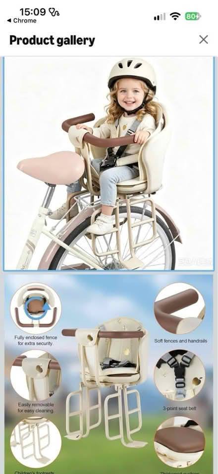 Photo of Toddler seat for bikes (Home CB3) #1