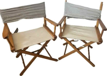 Photo of free 2 folding director's deck chairs (Lower Manhattan) #1