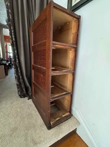 Photo of free 4 drawer solid wood file cabinet (Brighton) #2