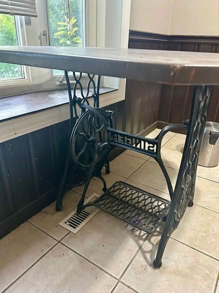 Photo of free Table with Singer Sewing Base (Davis Drive and Leslie.) #2