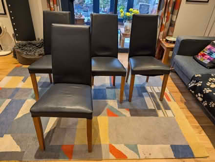 Photo of free FOUR dining room chairs (Ham TW10) #1