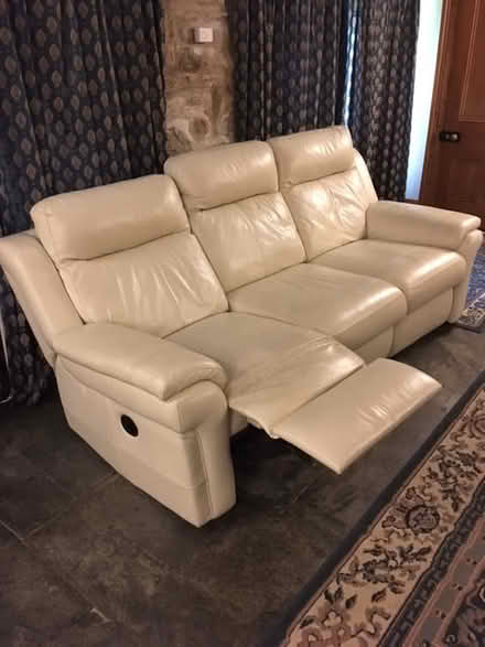 Photo of free leather 3-seater sofa (4 mile west of Launceston) #3